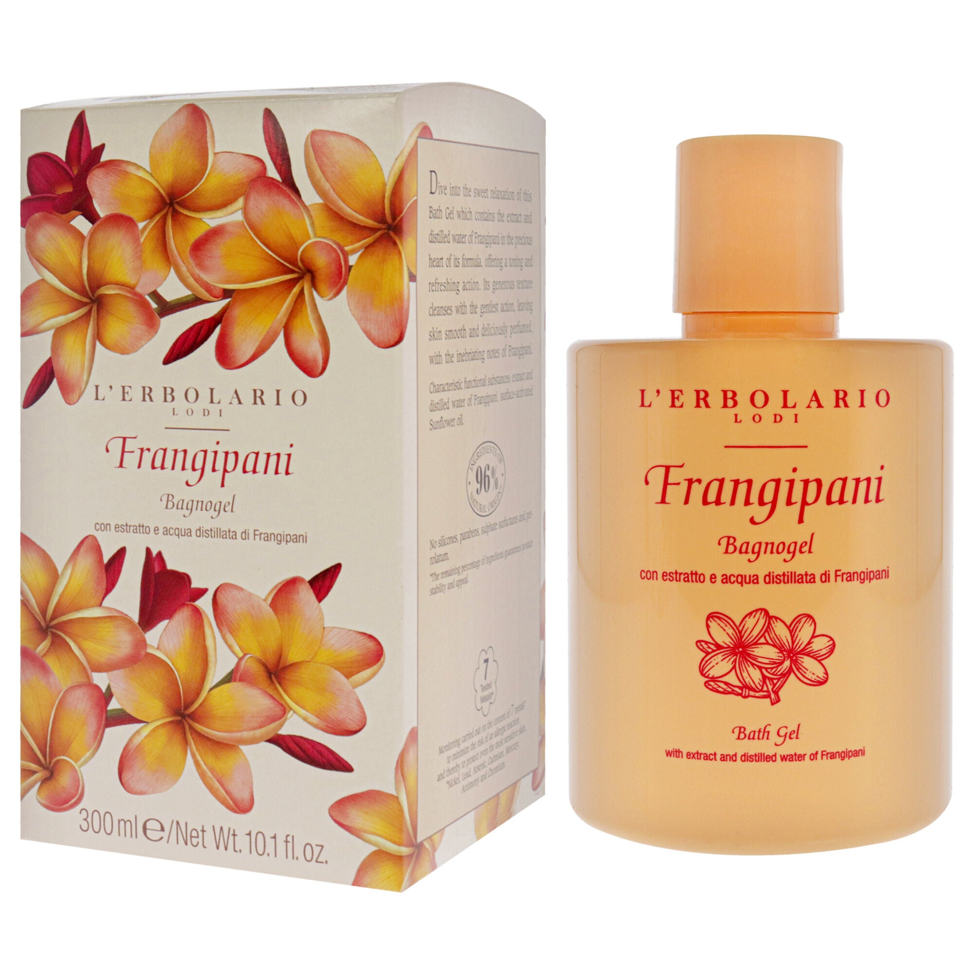 Bath Gel - Frangipani by LErbolario for Women - 10.1 oz Shower Gel, NA, alternate image number 3