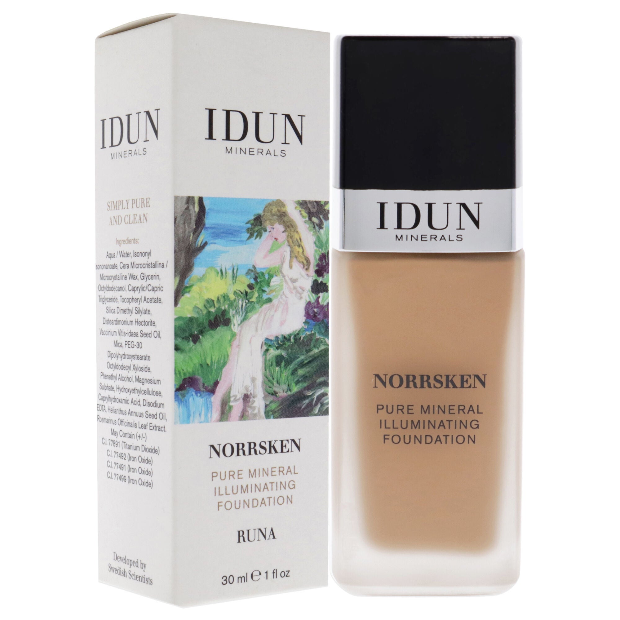 Norrsken Foundation - 220 Runa by Idun Minerals for Women - 1 oz Foundation, , alternate image number 6
