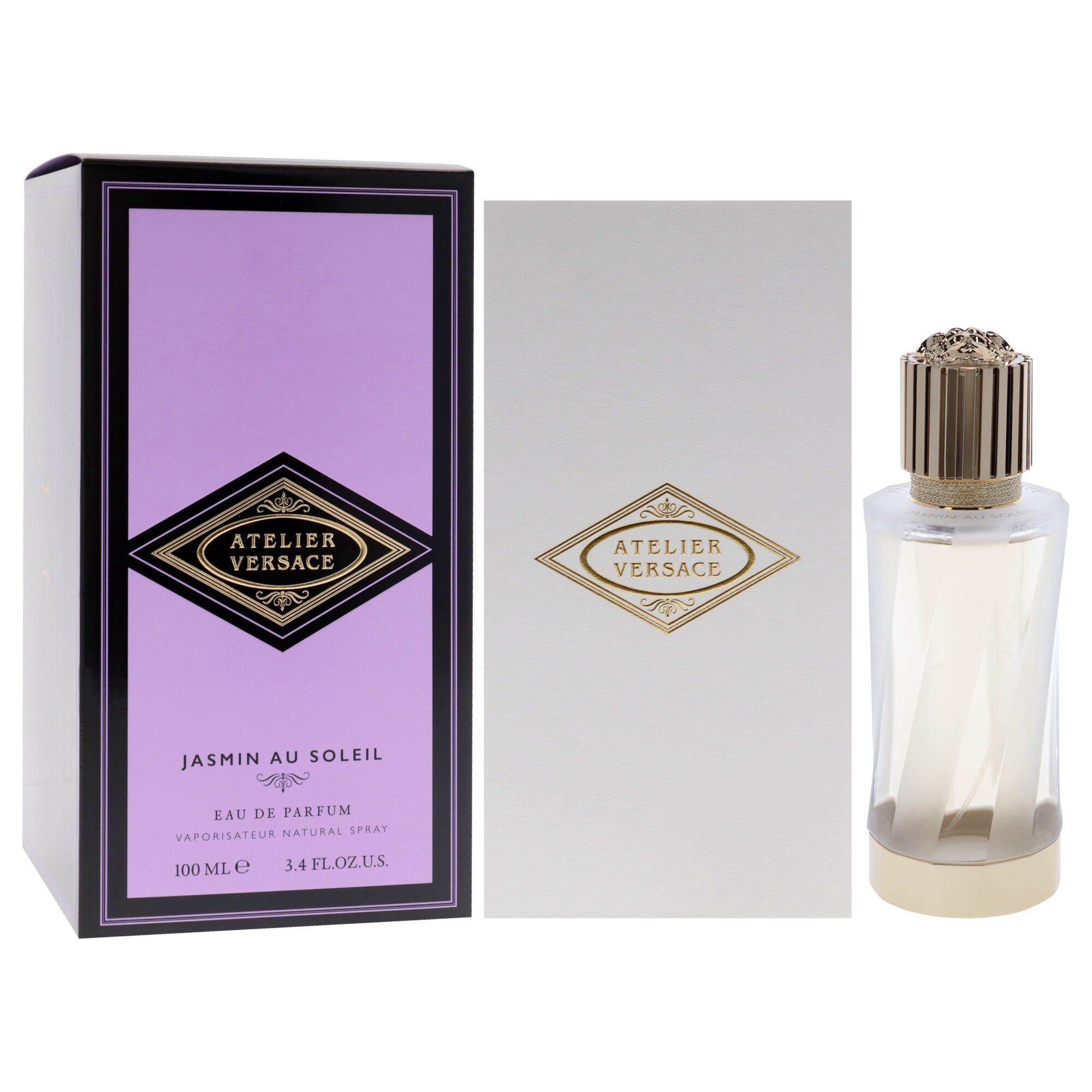 Atelier Jasmin Au Soleil by Versace for Women - 3.4 oz EDP Spray, Clear, alternate image number 2