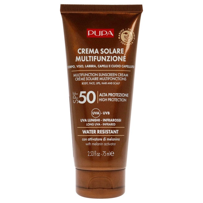 Multifunction Sunscreen Cream SPF 50 by Pupa Milano for Unisex - 2.53 oz Sunscreen, See Description, hi-res image number 0