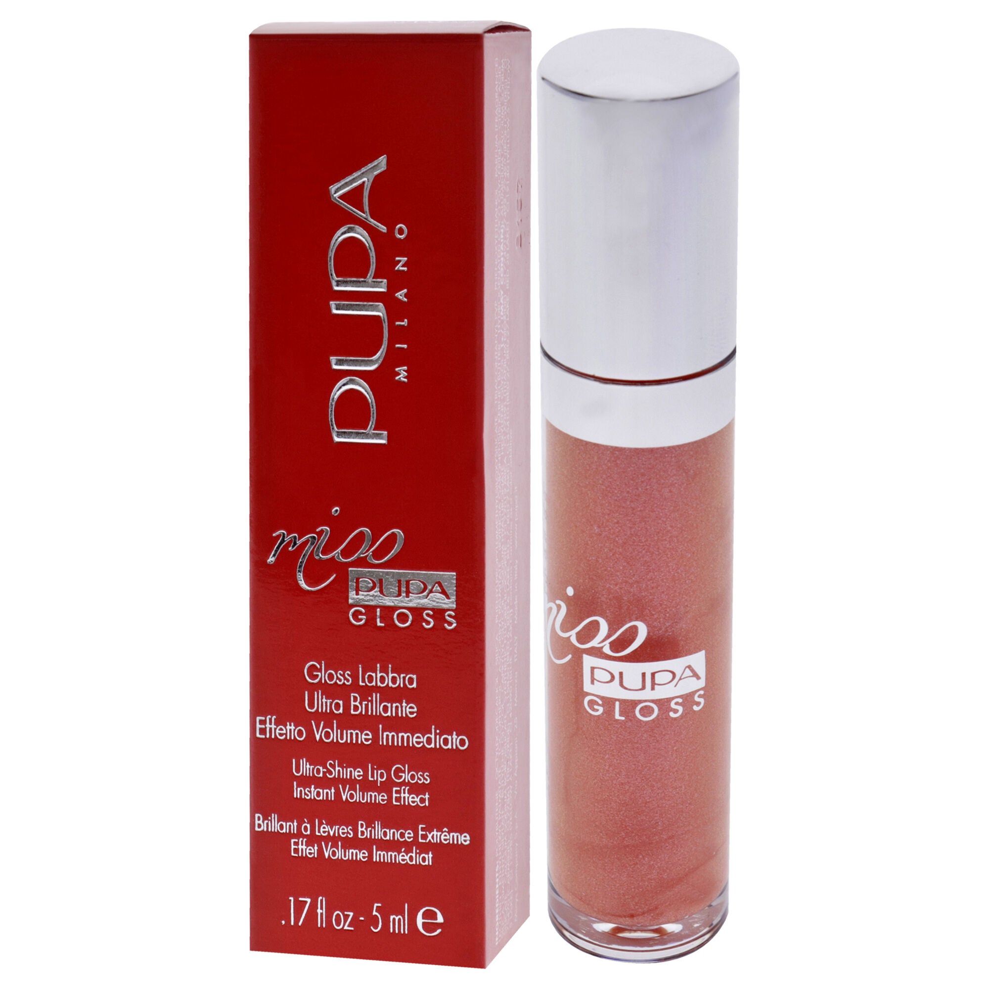 Miss Pupa Gloss Ultra-Shine Lip Gloss - 200 Juicy Glaze by Pupa Milano for Women - 0.17 oz Lip Gloss, See Description, alternate image number 2