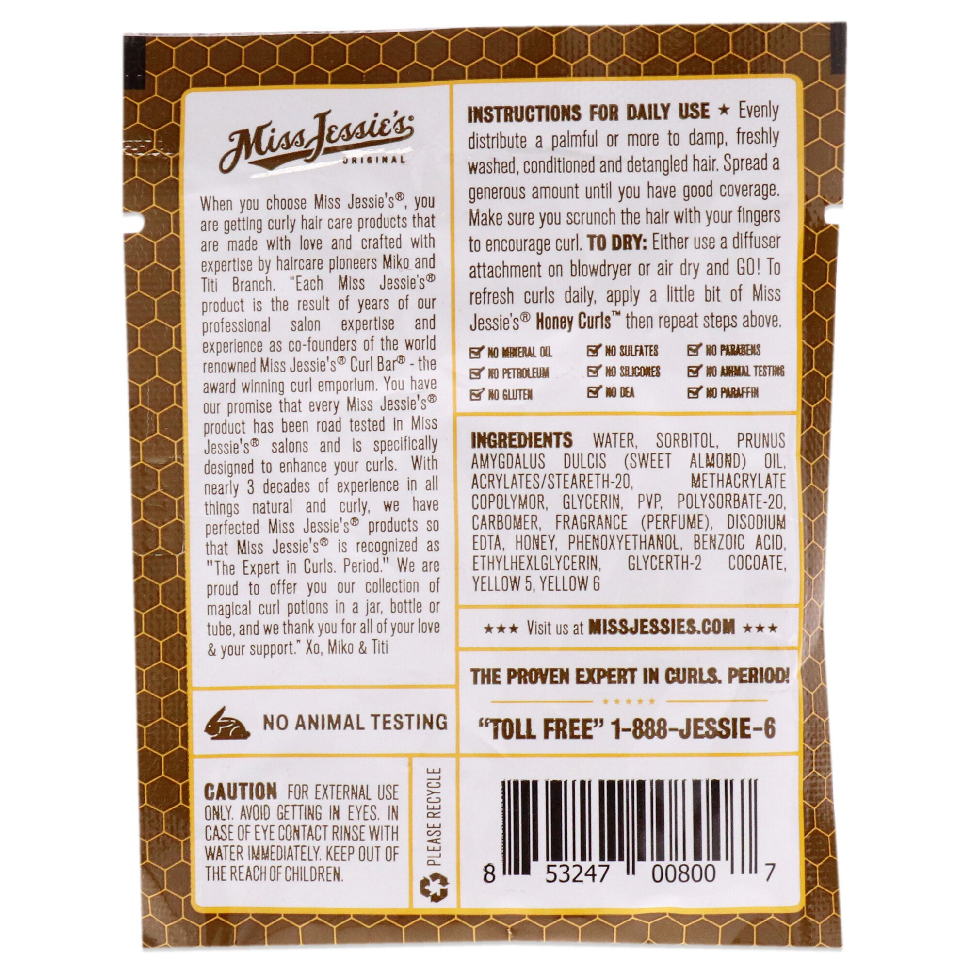 Honey Curls by Miss Jessies for Unisex - 1 oz Emulsion, , alternate image number 3