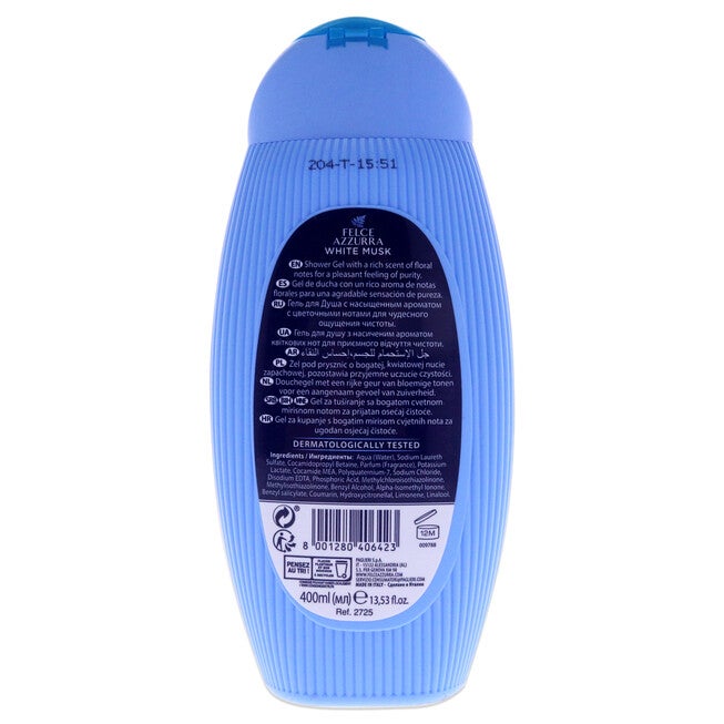 White Musk by Felce Azzurra for Unisex - 13.53 oz Shower Gel, See Description, alternate image number 2