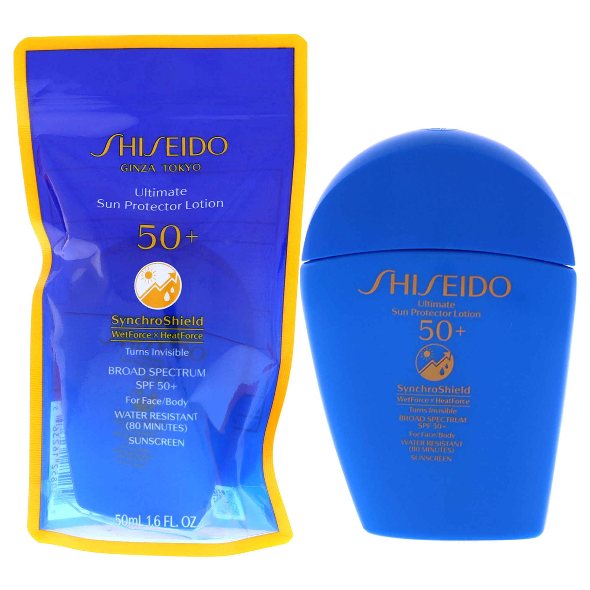 Ultimate Sun Protector Lotion SPF 50 by Shiseido for Unisex - 1.6 oz Sunscreen, See Description, hi-res image number 0