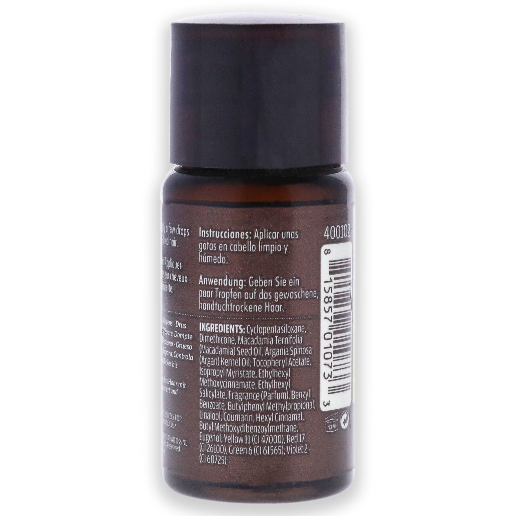 Nourishing Moisture Oil Treatment by Macadamia Oil for Unisex - 0.34 oz Treatment, See Description, alternate image number 2