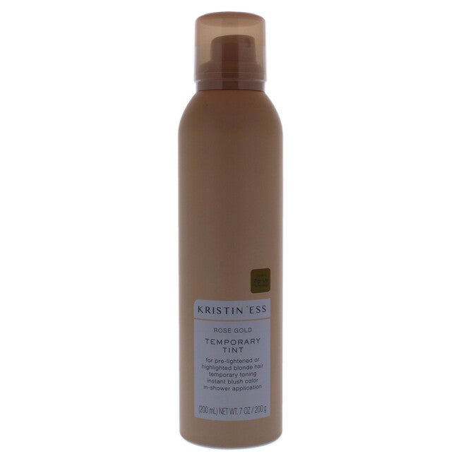 Rose Gold Temporary Tint Spray by Kristin Ess for Unisex - 7 oz Hair Color, See Description, hi-res image number null