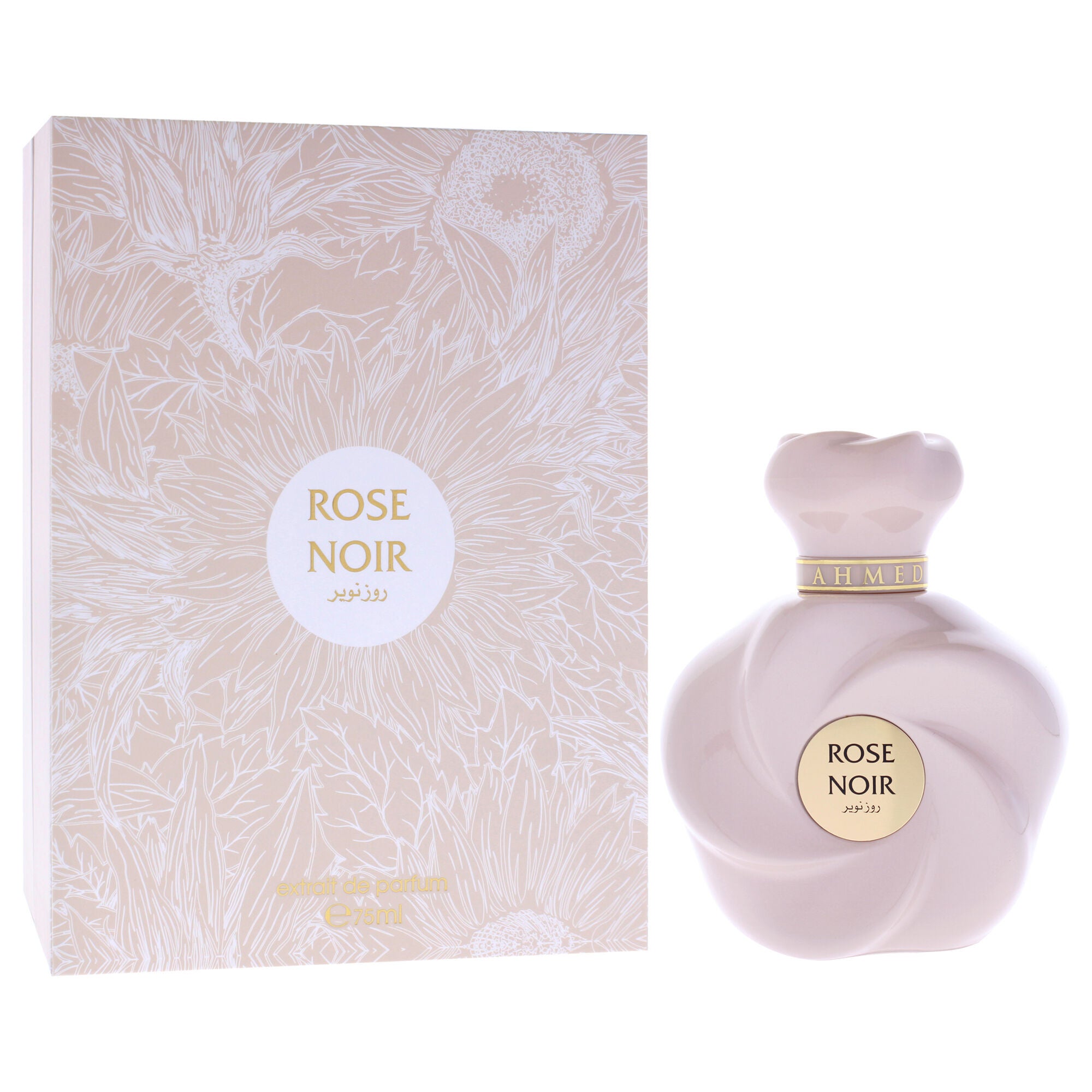 Rose Noir by Ahmed Al Maghribi for Women - 2.53 oz Extrait De Parfum Spray, Clear, alternate image number 2