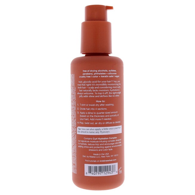 Weightless Shine Curl Defining Jelly by Kristin Ess for Unisex - 6.7 oz Gel, , alternate image number null