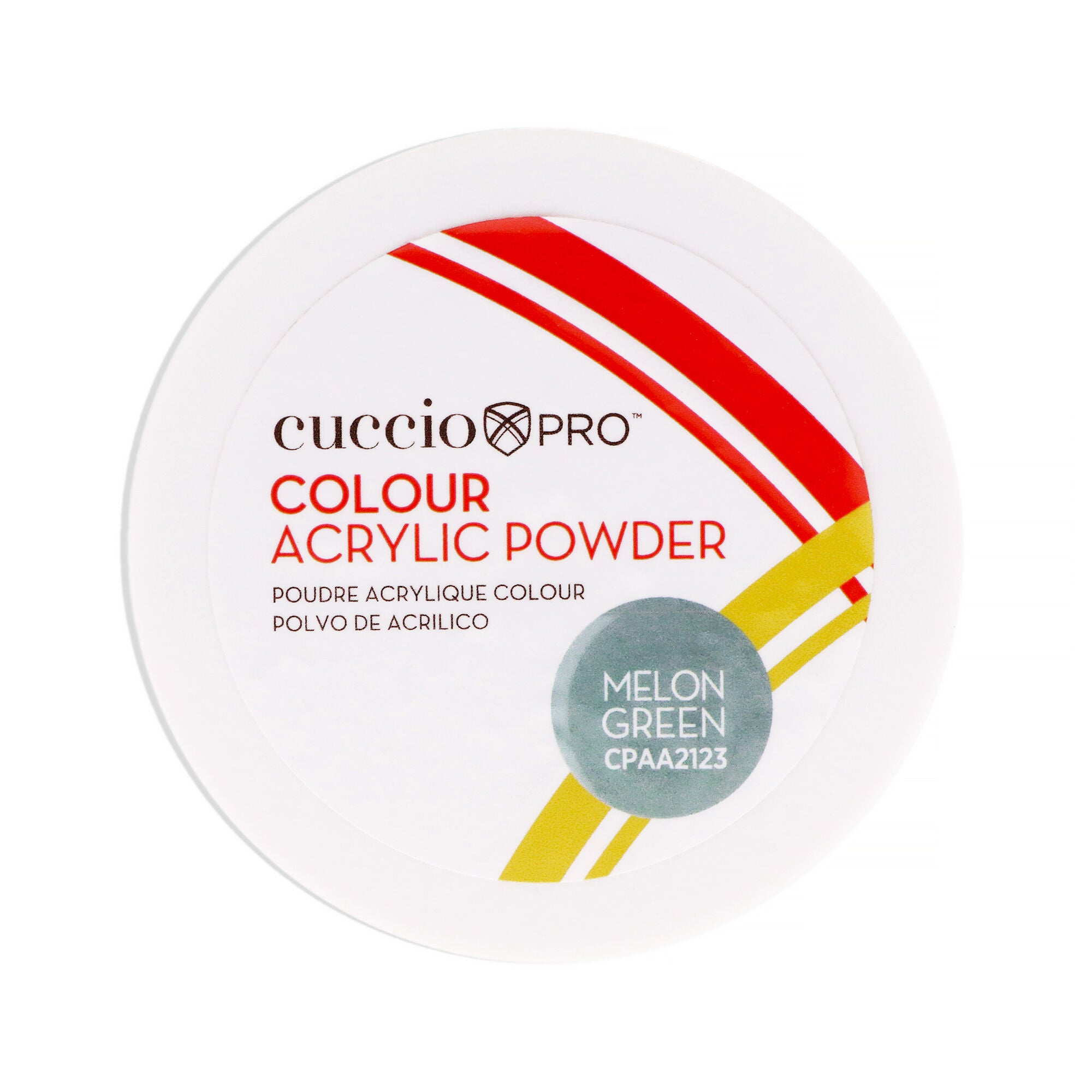 Colour Acrylic Powder - Melon Green by Cuccio PRO for Women - 1.6 oz Acrylic Powder, See Description, hi-res image number 0