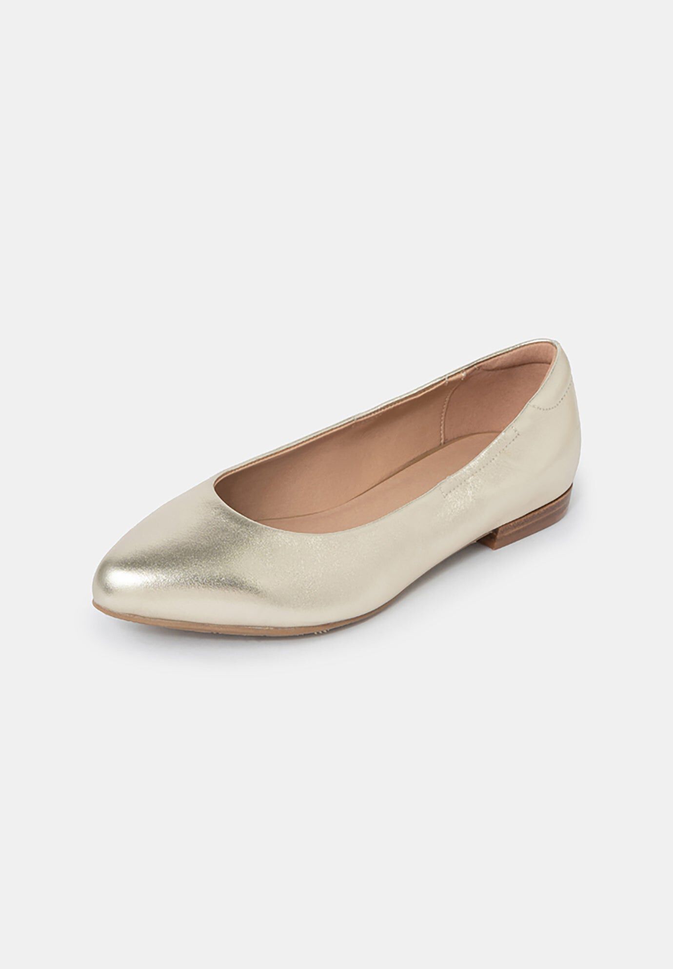 Camille Classic Ballet Flats, Gold / Gold, alternate image number 1