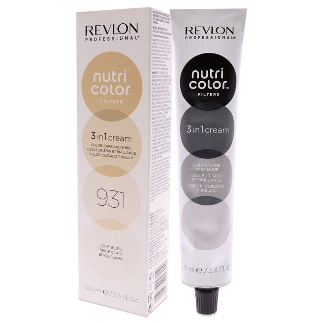 Nutri Color Cream - 931 Light Beige by Revlon for Unisex - 3.3 oz Hair Color, NA, alternate image number null