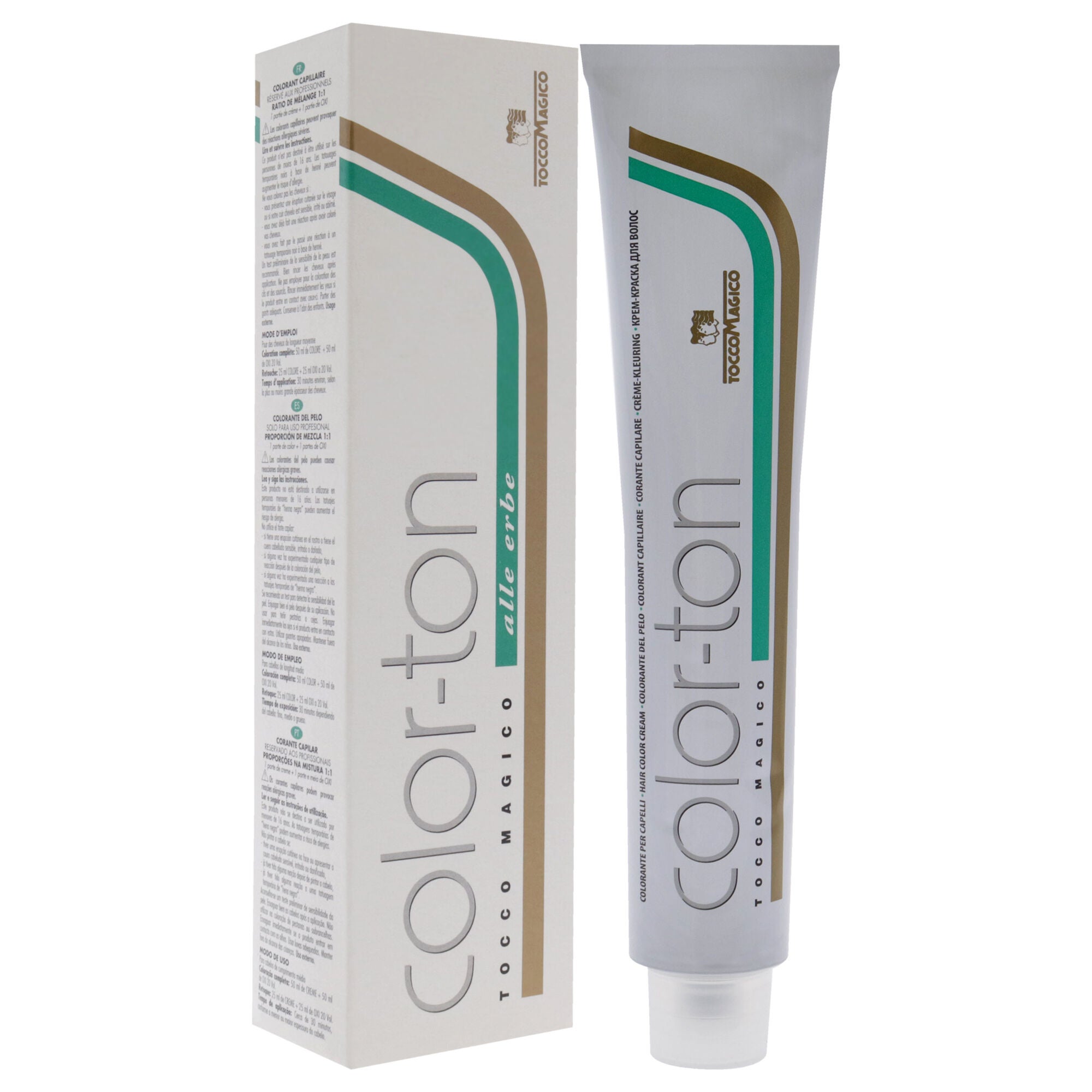 Color-Ton Permanent Hair Color - 8R-8.4 Light Copper Blond by Tocco Magico for Unisex - 3.38 oz Hair Color, See Description, alternate image number 1