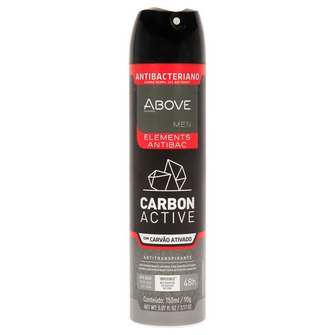 48 Hours Elements Antibac Antiperspirant Deodorant - Carbon by Above for Men - 3.17 oz Deodorant Spray, NA, hi-res image number null