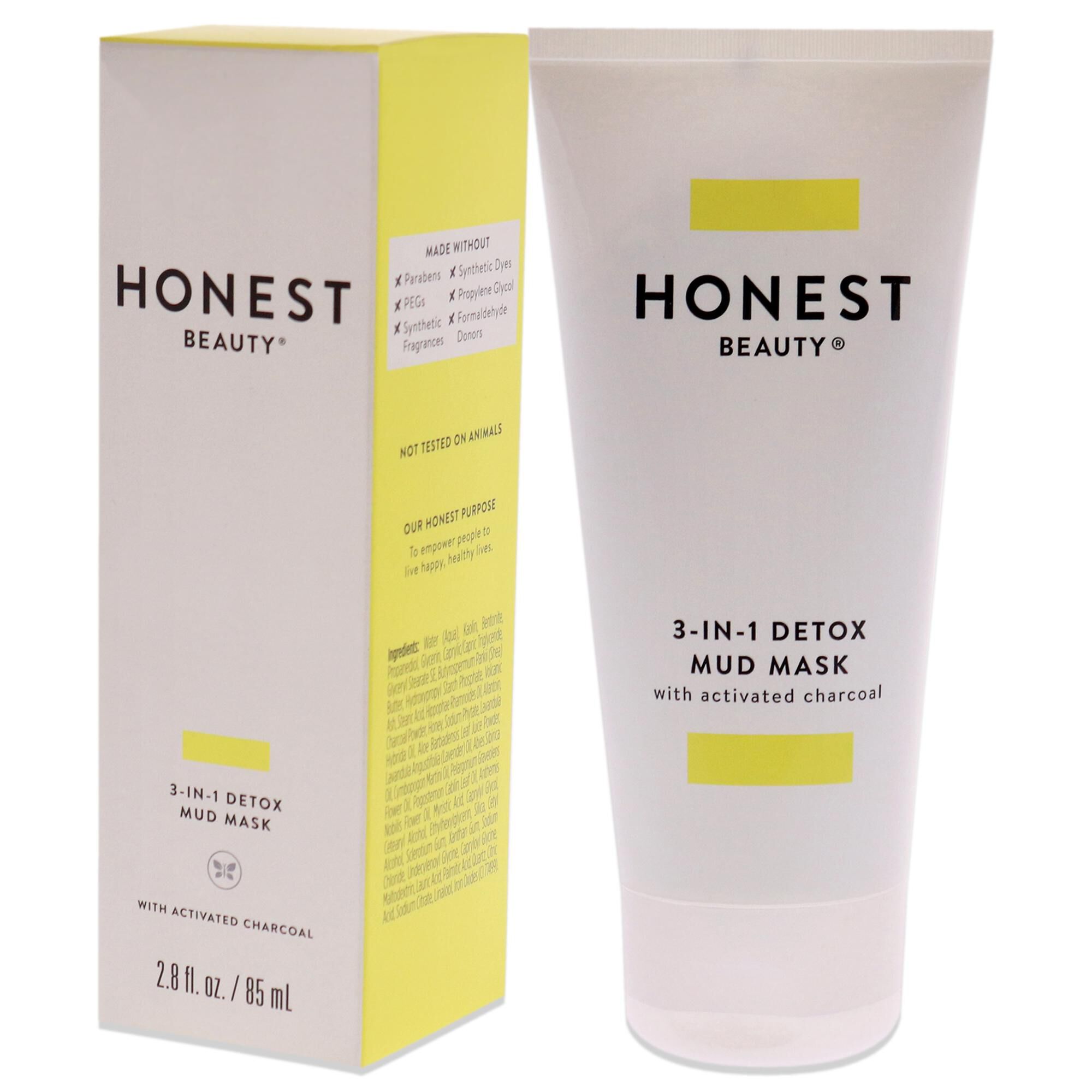 3-In-1 Detox Mud Mask by Honest for Women - 2.8 oz Mask, See Description, alternate image number 3