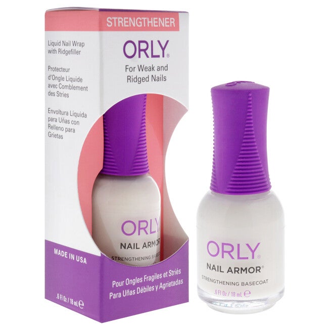 Nail Armor Strengthening Basecoat by Orly for Women - 0.6 oz Nail Polish, See Description, alternate image number null