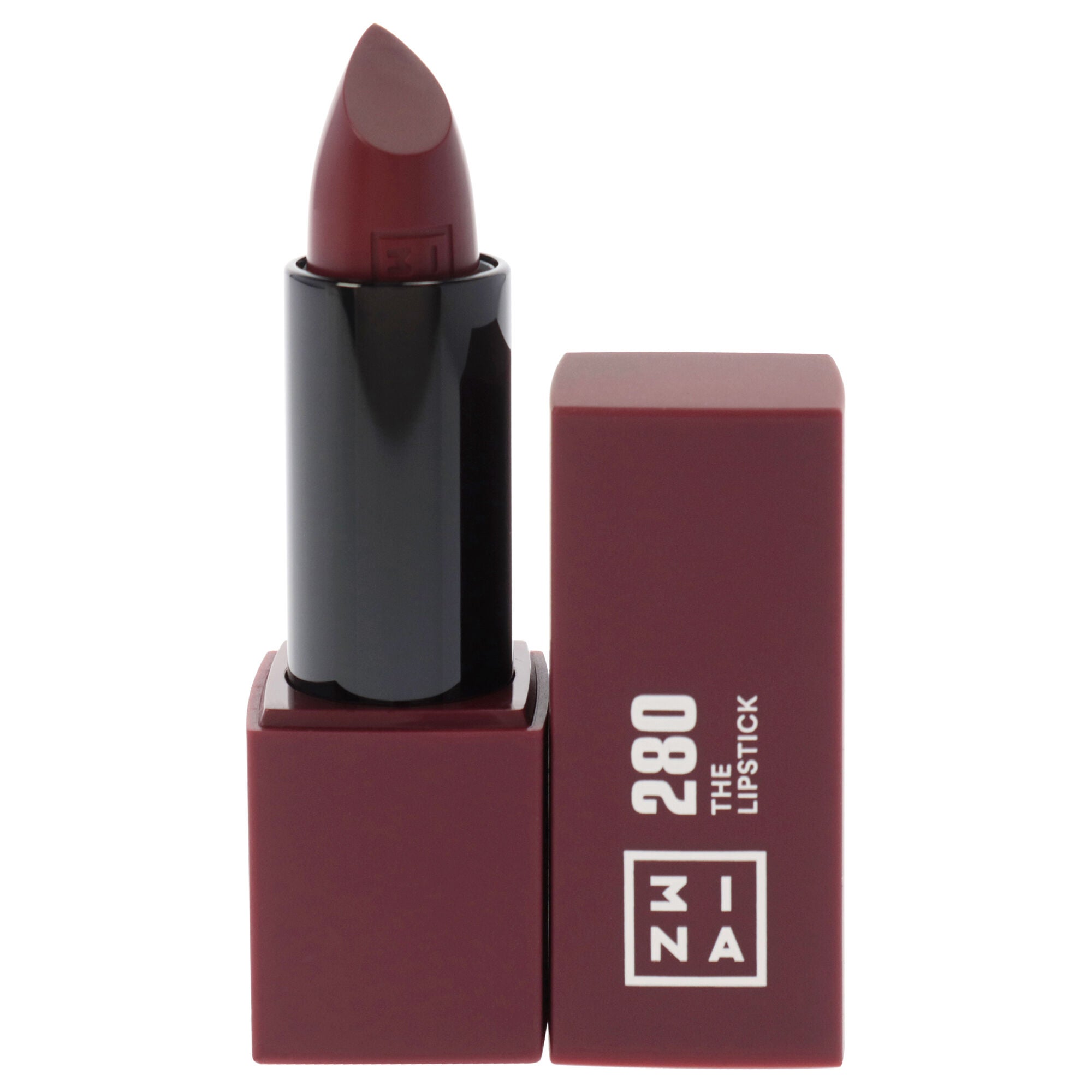 The Lipstick - 280 Shiny Dark Red by 3INA for Women - 0.11 oz Lipstick, See Description, alternate image number 4