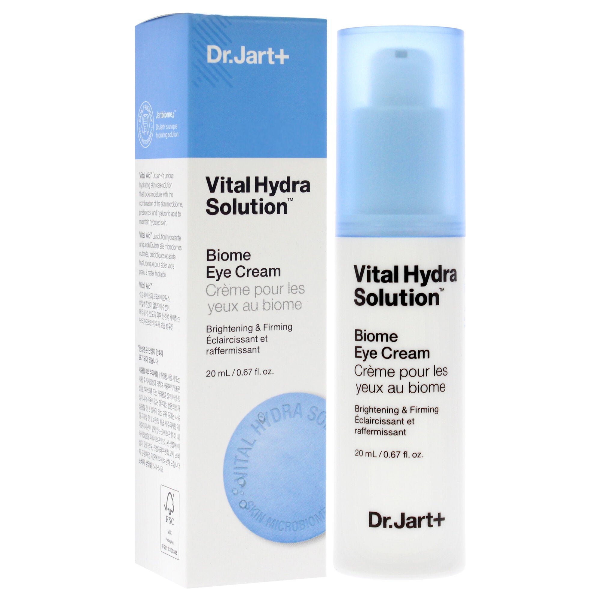 Vital Hydra Solution Biome Eye Cream by Dr. Jart+ for Unisex - 0.67 oz Cream, See Description, alternate image number 1