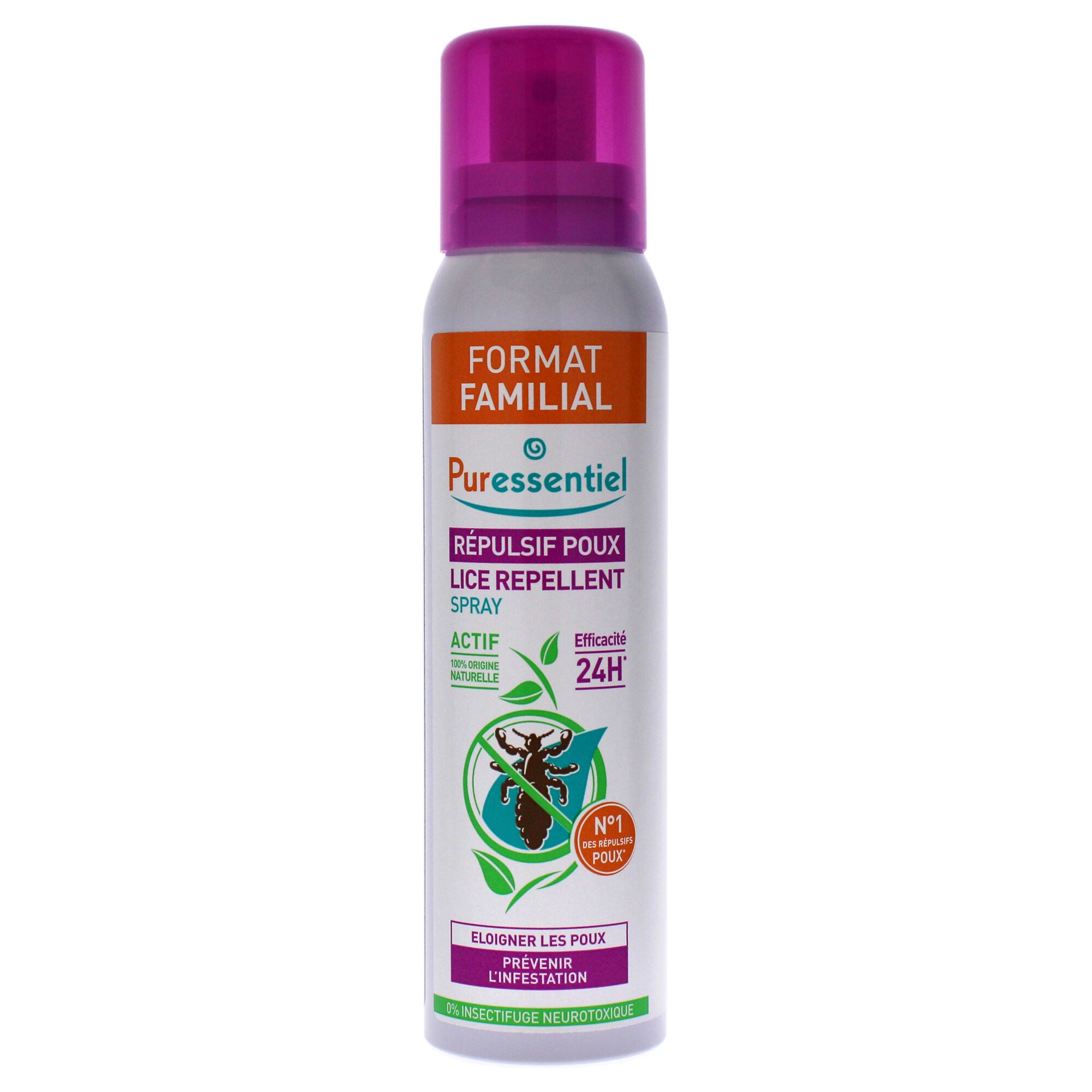 Anti-Lice Repellent Spray by Puressentiel for Unisex - 6.8 oz Lice Treatment, See Description, hi-res image number 0