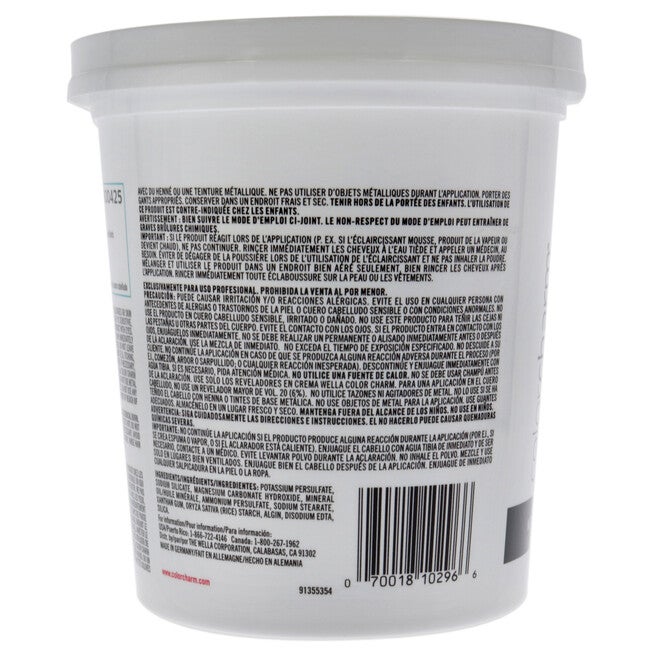 Color Charm Powder Lightener by Wella for Unisex - 16 oz Lightener, NA, alternate image number null