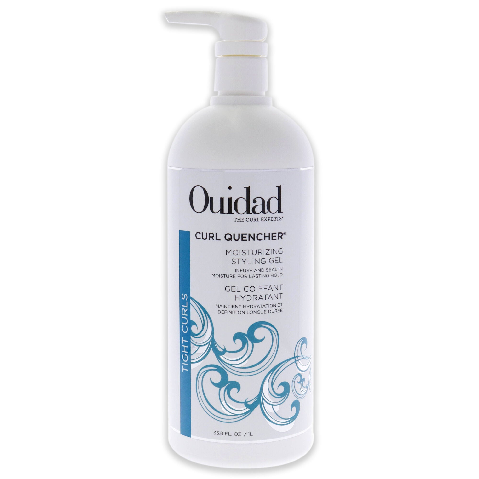 Curl Quencher Moisturizing Styling Gel by Ouidad for Unisex - 33.8 oz Gel, See Description, hi-res image number 0