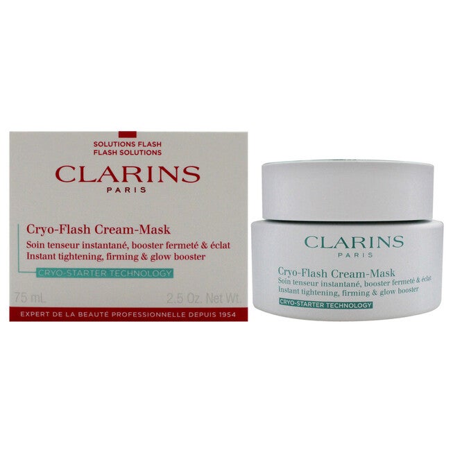 Cryo-Flash Cream Mask by Clarins for Women - 2.5 oz Mask, See Description, hi-res image number 0