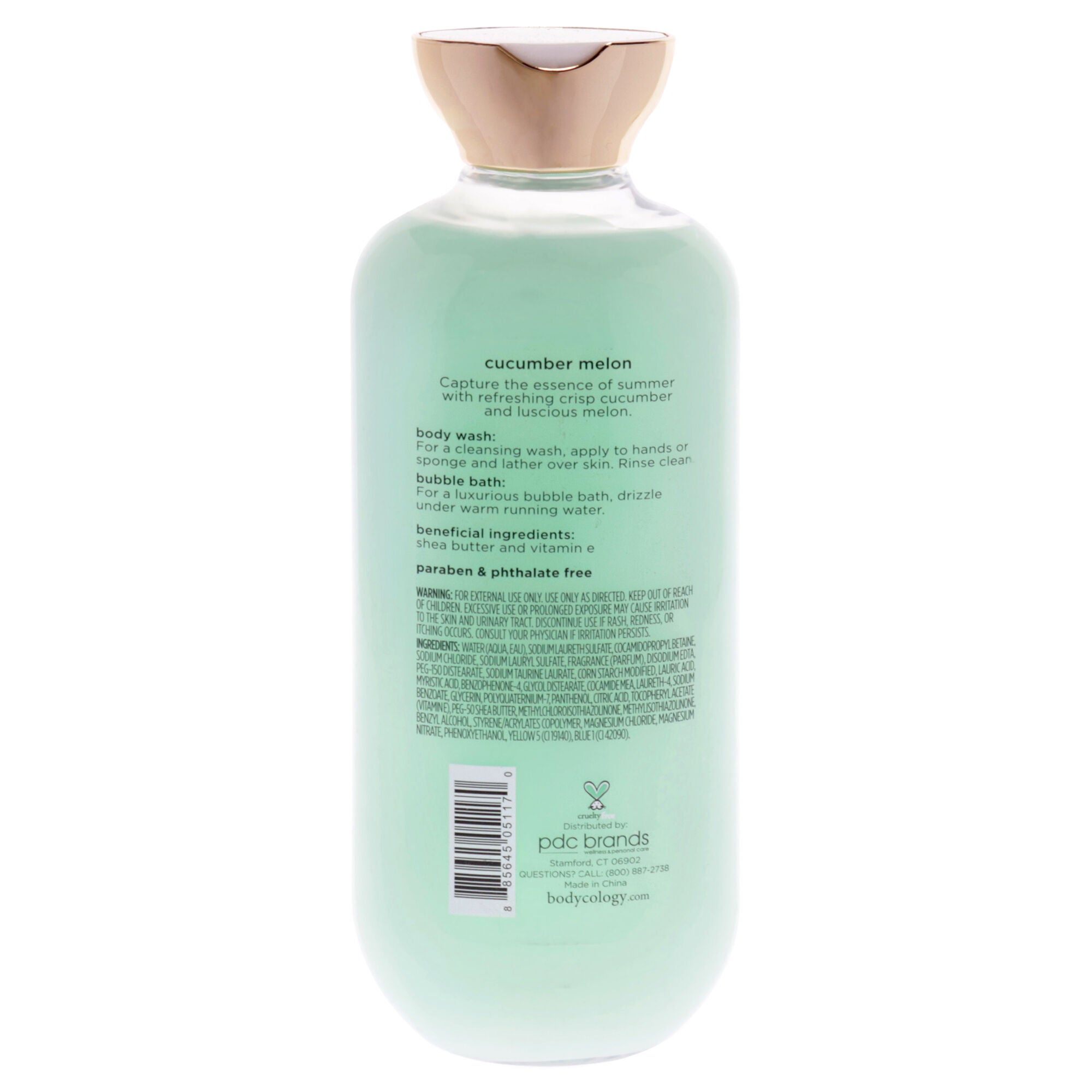 Cucumber Melon by Bodycology for Women - 16 oz Body Wash, See Description, alternate image number 2