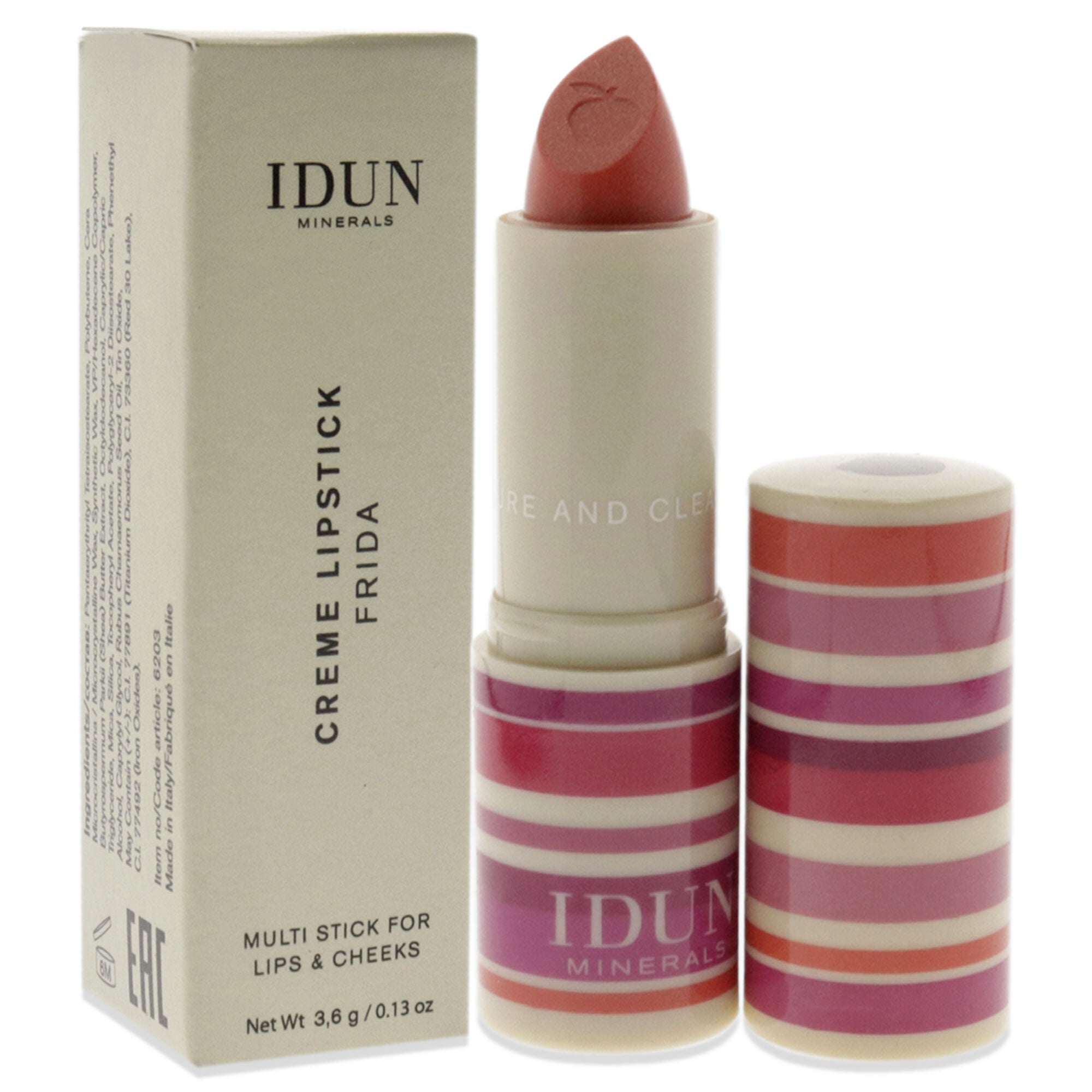 Creme Lipstick - 203 Frida by Idun Minerals for Women - 0.13 oz Lipstick, , alternate image number 6