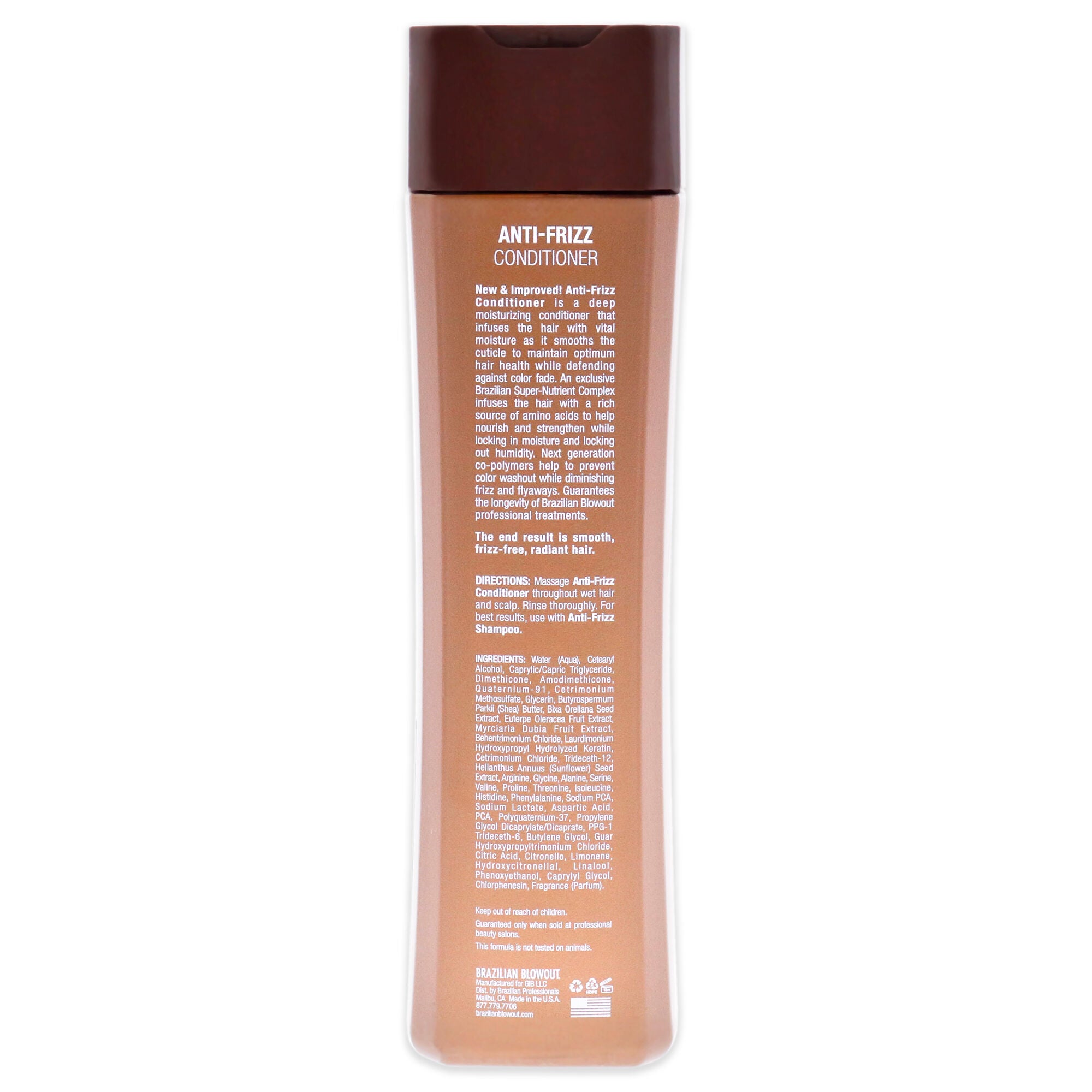 Anti-Frizz Conditioner by Brazilian Blowout for Unisex - 12 oz Conditioner, , alternate image number 3