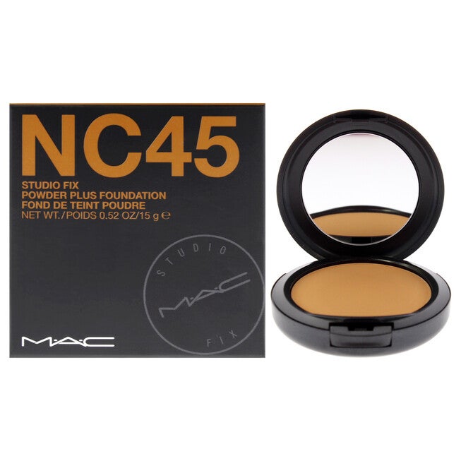 Studio Fix Powder Plus Foundation - NC45 by MAC for Women - 0.52 oz Foundation, NA, hi-res image number null