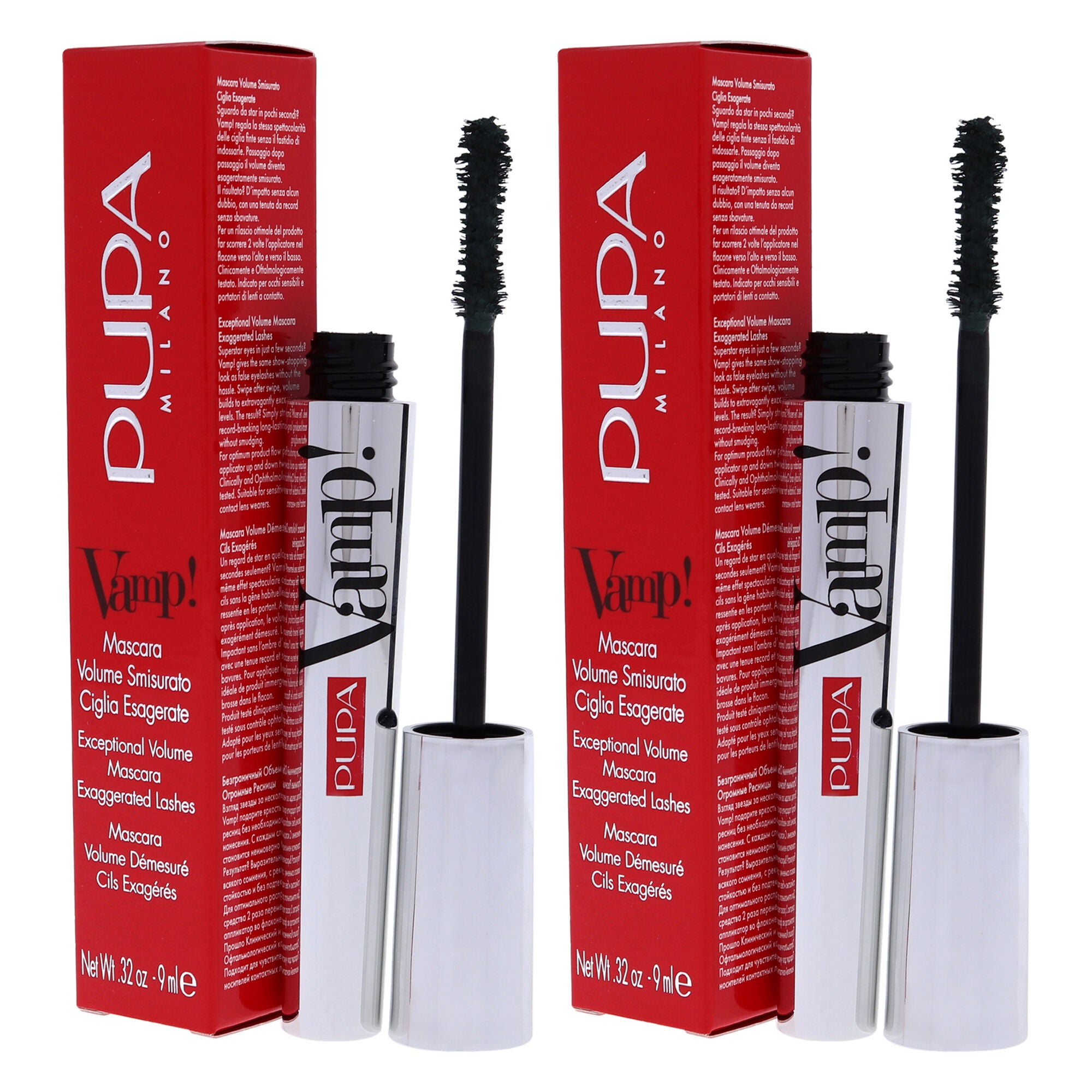 Vamp! Mascara - 504 Military Green by Pupa Milano for Women - 0.32 oz Mascara - Pack of 2, See Description, alternate image number 3