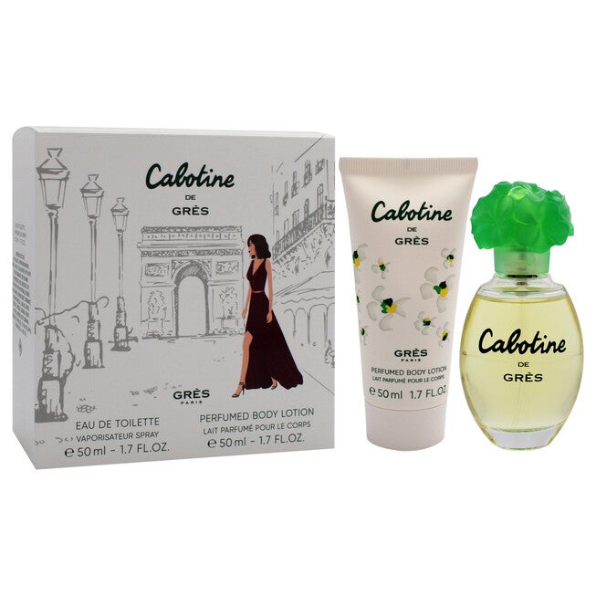 Cabotine by Parfums Gres for Women - 2 Pc Gift Set 1.7oz EDT Spray, 1.7oz Body Lotion, NA, alternate image number null