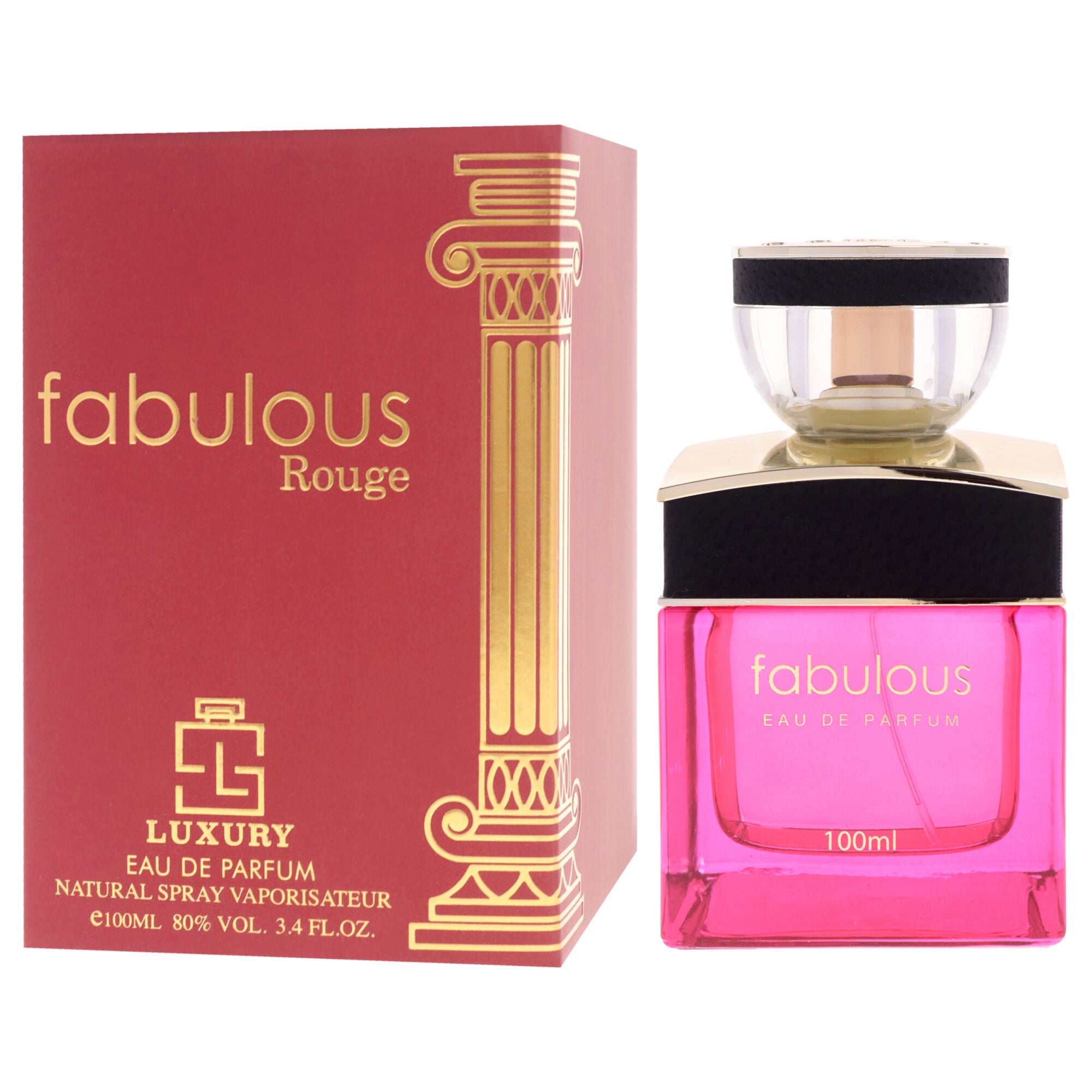 Luxury Collection - Fabulous Rouge by Khalis for Women - 3.4 oz EDP Spray, Clear, alternate image number 3