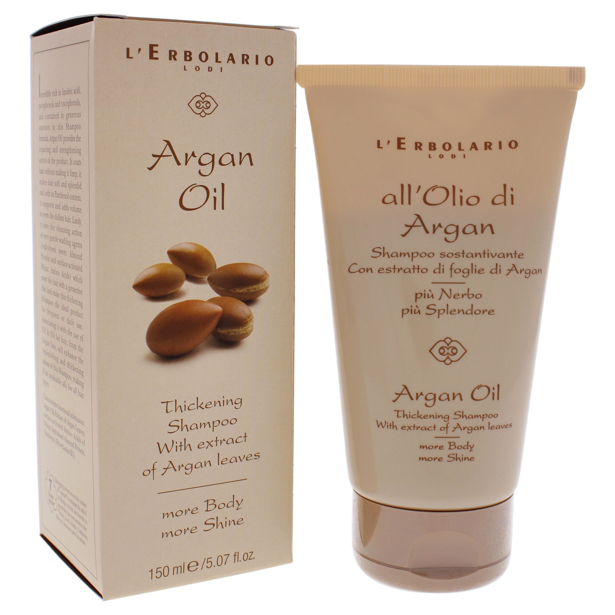 Argan Oil Thickening Shampoo by LErbolario for Unisex - 5.07 oz Shampoo, , alternate image number 6