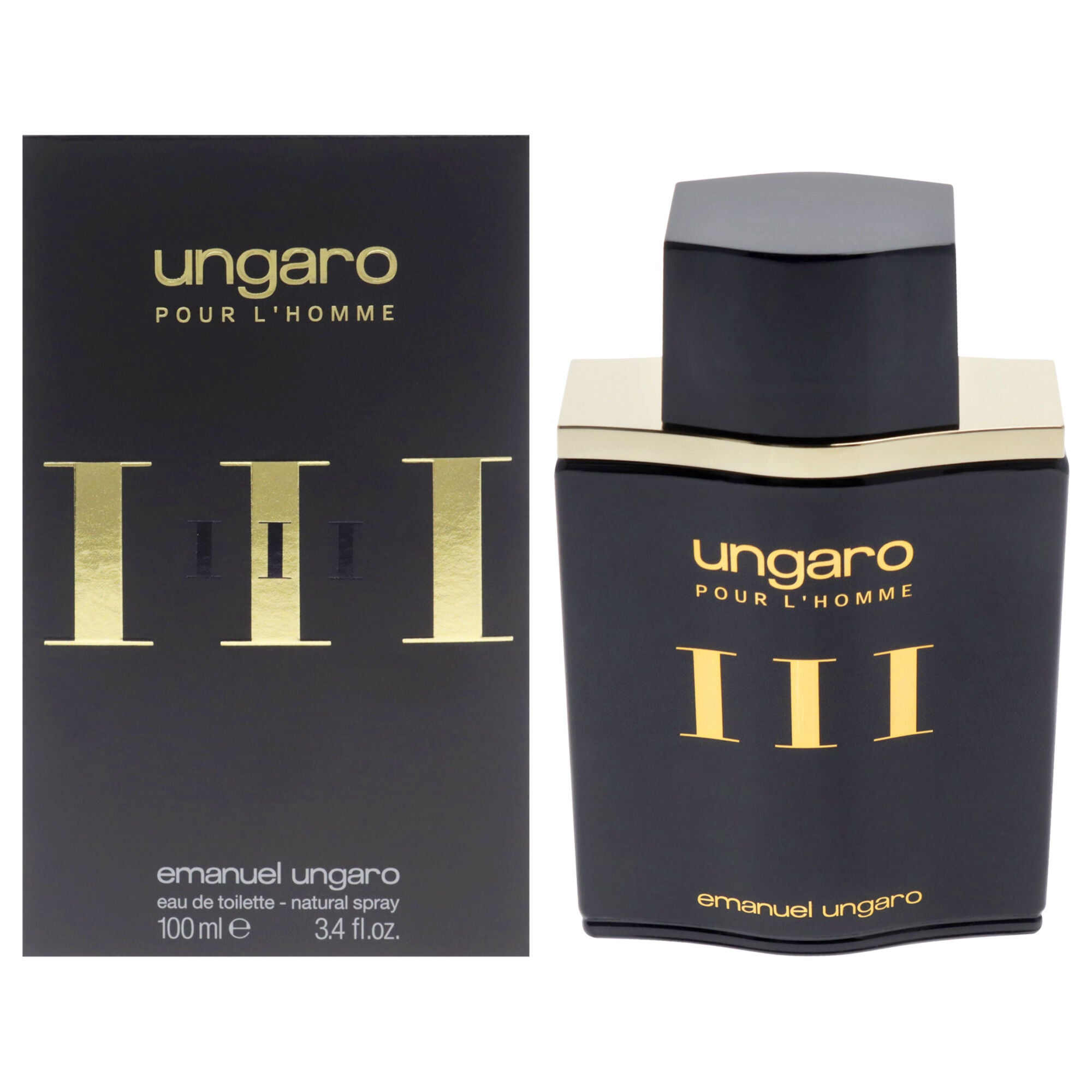 Ungaro III by Emanuel Ungaro for Men - 3.4 oz EDT Spray, See Description, hi-res image number 0