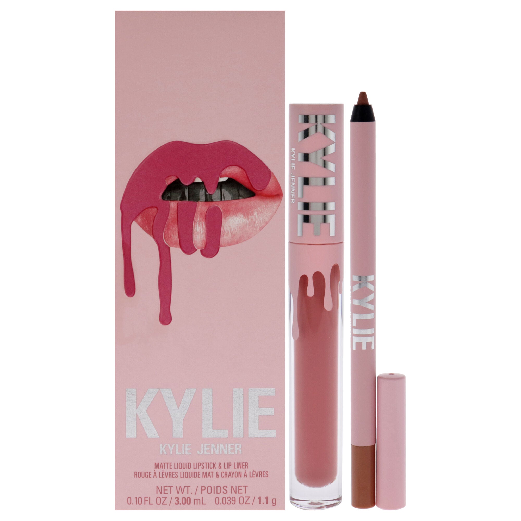 Matte Lip Kit - 808 Kylie by Kylie Cosmetics for Women - 2 Pc 0.10oz Matte Liquid Lipstick, 0.039oz Lip Liner, See Description, hi-res image number 0