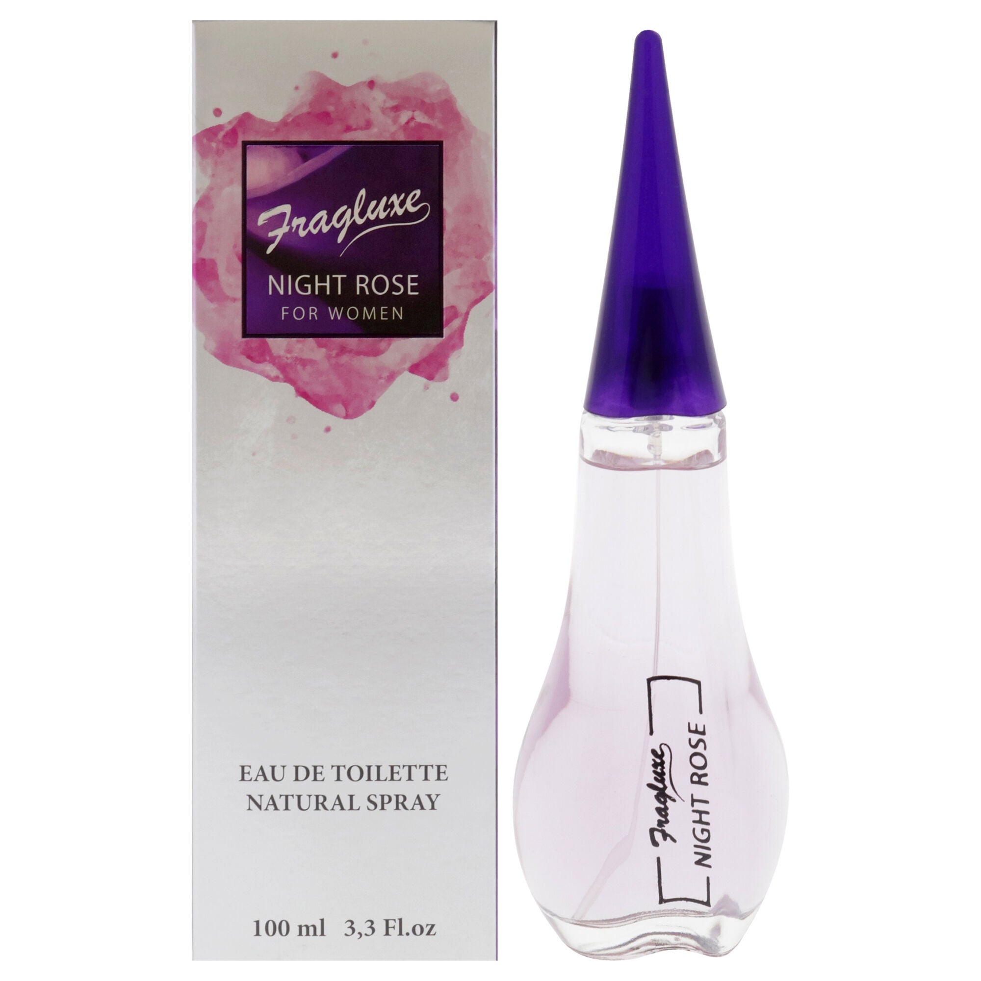 Night Rose by Fragluxe for Women - 3.3 oz EDT Spray, Clear, hi-res image number 0