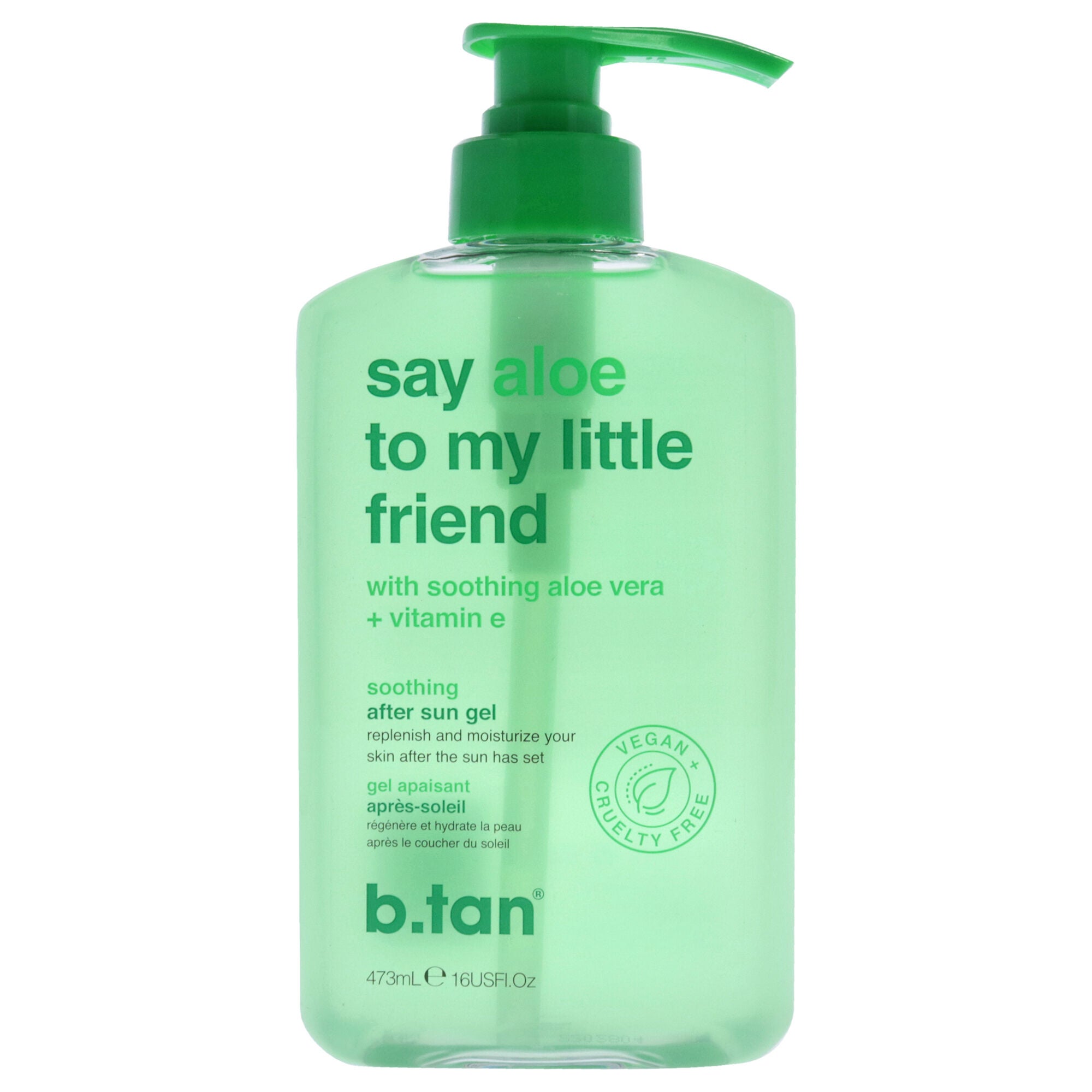 Say Aloe To My Little Friend After Sun Gel by B.Tan for Unisex - 16 oz Gel, See Description, hi-res image number 0
