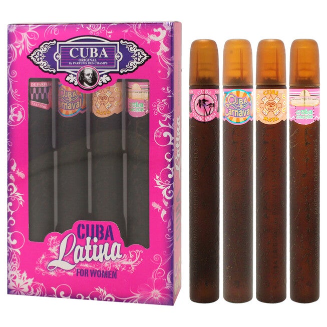 Cuba Latino Collection by Cuba for Women - 4 Pc Gift Set, See Description, alternate image number null