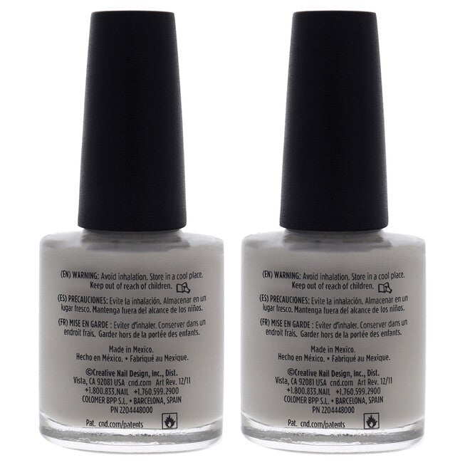 Vinylux Weekly Polish - 107 Cityscape by CND for Women - 0.5 oz Nail Polish - Pack of 2, NA, alternate image number null