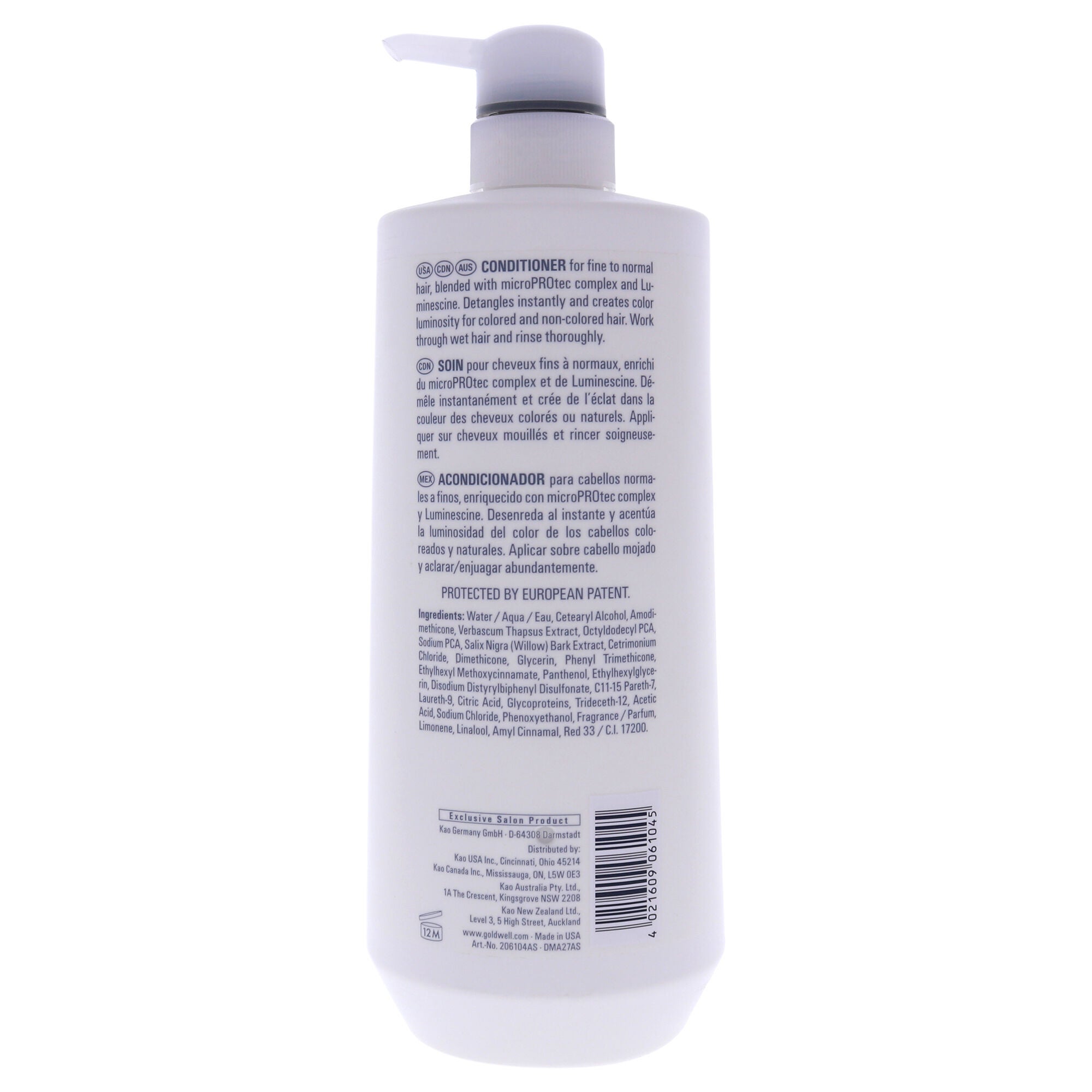 Dualsenses Color Conditioner by Goldwell for Unisex - 34 oz Conditioner, , alternate image number 4