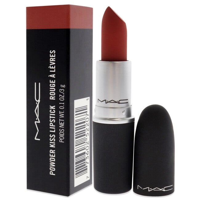 Powder Kiss Lipstick - 316 Devoted To Chili by MAC for Women - 0.1 oz Lipstick, See Description, alternate image number null