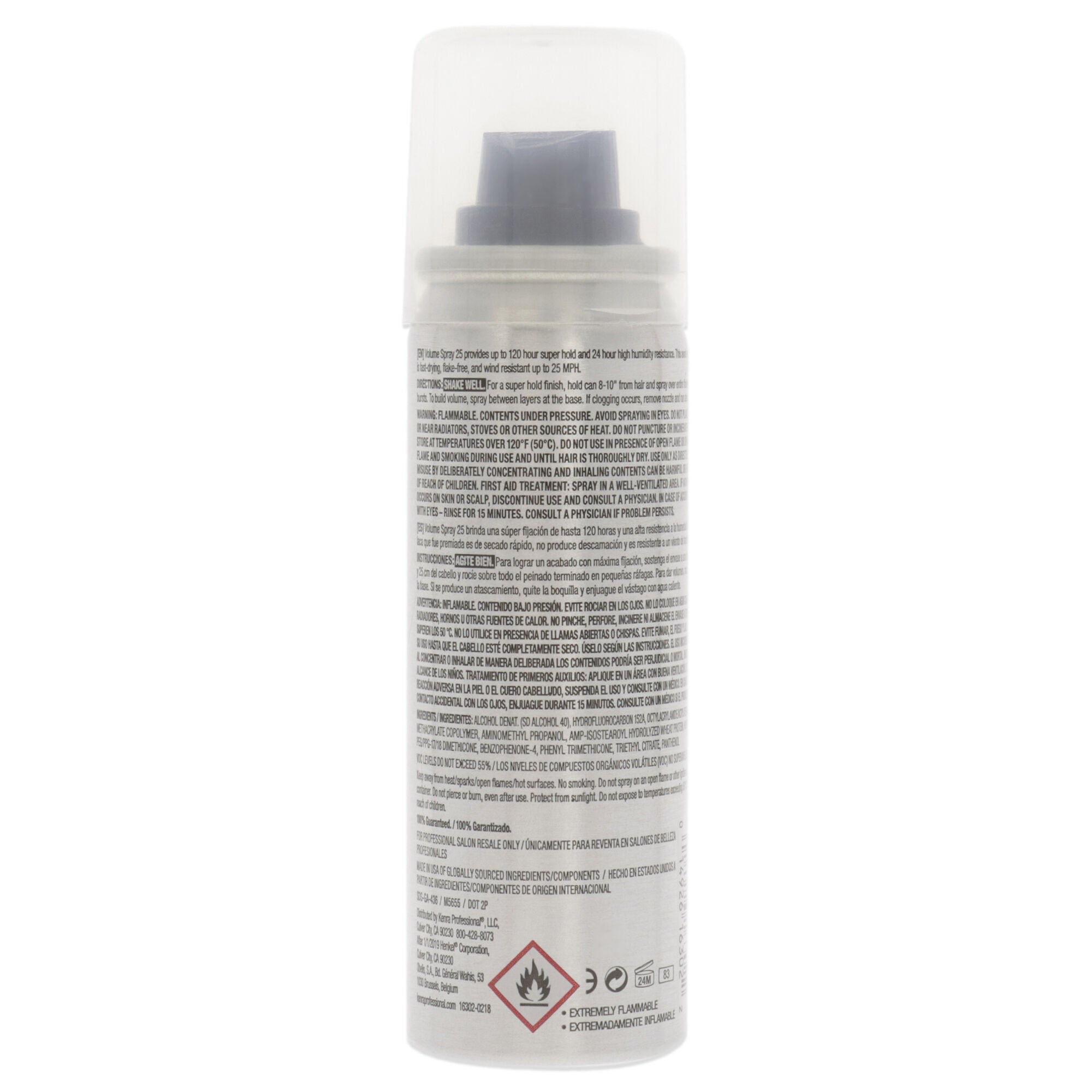 Volume Spray Super Hold Finishing Spray - 25 by Kenra for Unisex - 1.5 oz Hair Spray, See Description, alternate image number 2
