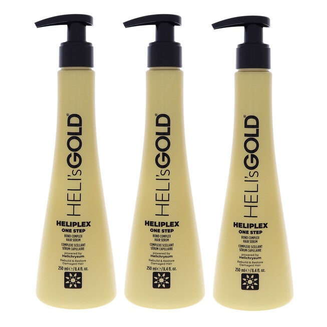 Heliplex One Step Hair Serum by Helis Gold for Unisex - 8.4 oz Serum - Pack of 3, NA, hi-res image number null