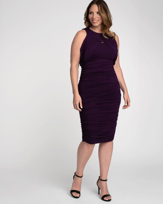 Bianca Ruched Dress, , alternate image number null