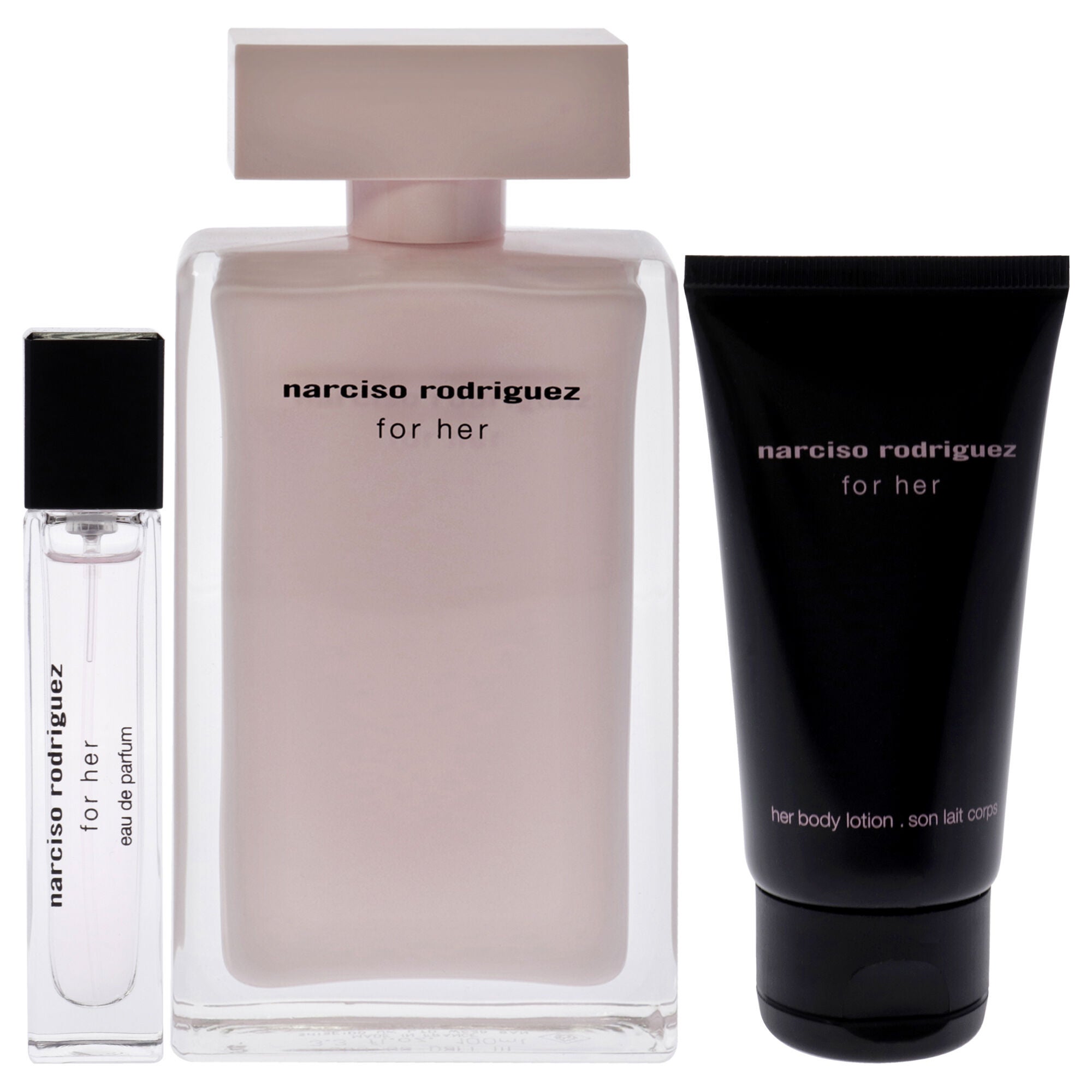 Narciso Rodriguez by Narciso Rodriguez for Women - 3 Pc Gift Set 3.3oz EDP Spray, 0.33oz EDP Spray, 1.6oz Body Lotion, See Description, alternate image number 4