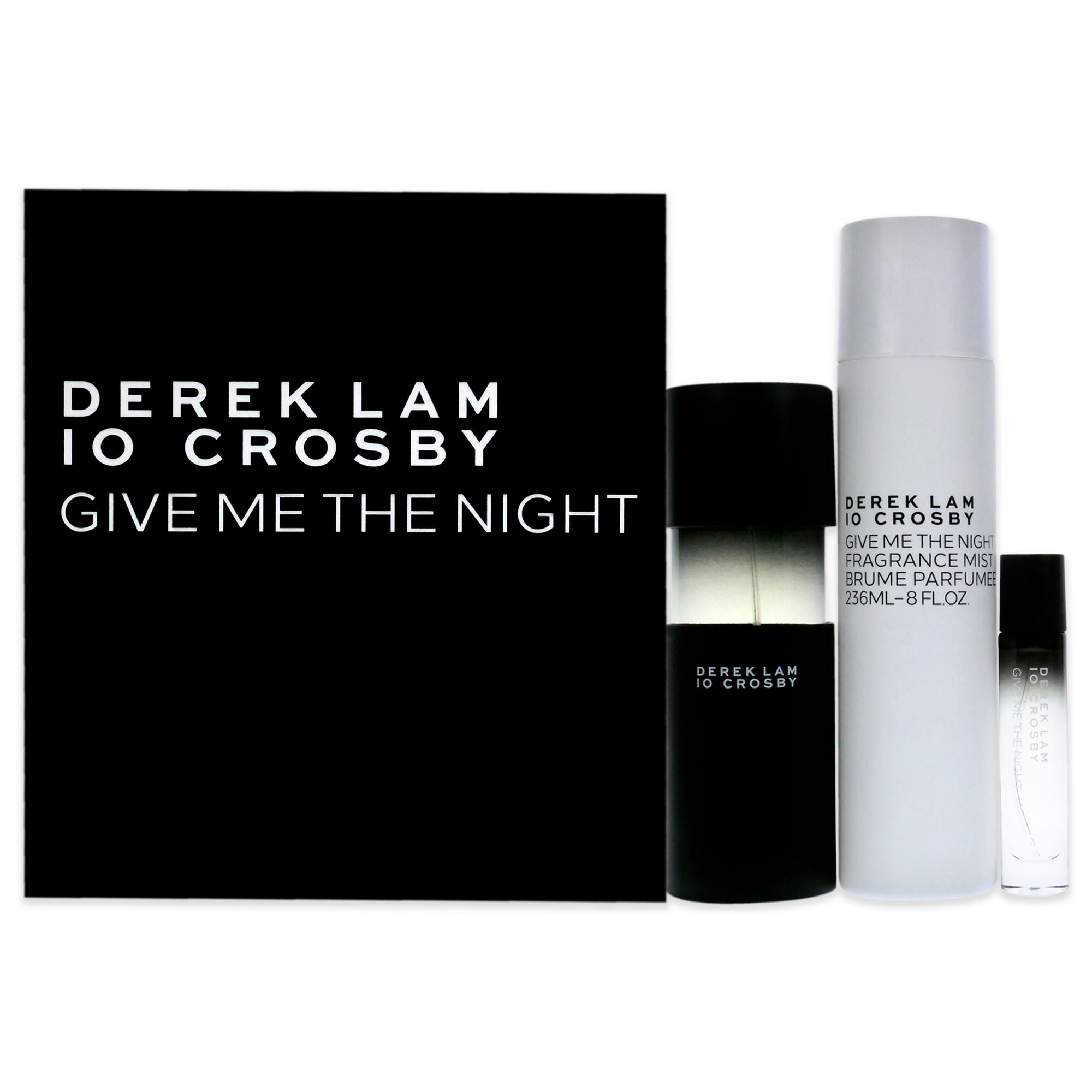 Give Me The Night Spring by Derek Lam for Women - 3 Pc Gift Set 3.4oz EDP Spray, 10ml EDP Spray, 8oz Fragrance Mist, See Description, hi-res image number 0