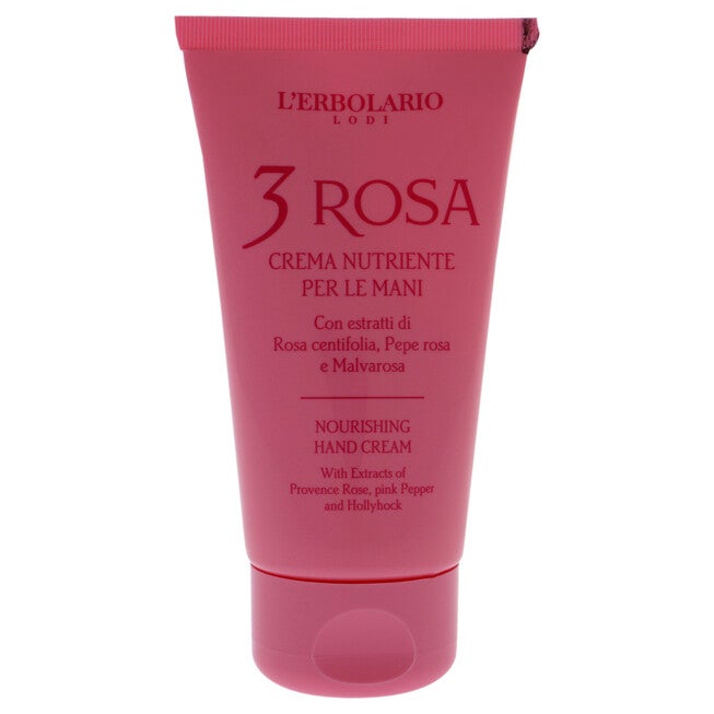 3 Rosa Nourishing Hand Cream by LErbolario for Unisex - 2.5 oz Cream, See Description, alternate image number 4