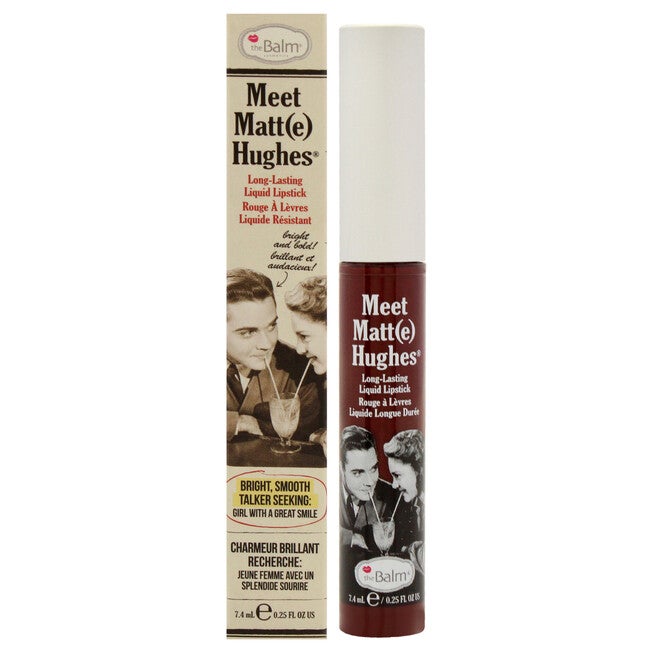 Meet Matte Hughes Long Lasting Liquid Lipstick - Fierce by the Balm for Women - 0.25 oz Lipstick, NA, hi-res image number null