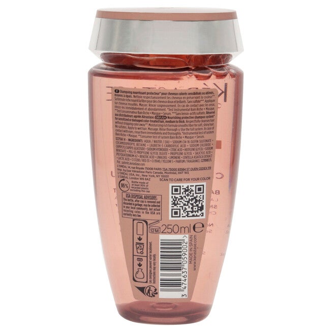 Chroma Absolu Bain Riche Respect Shampoo by Kerastase for Unisex - 8.5 oz Shampoo, , alternate image number null