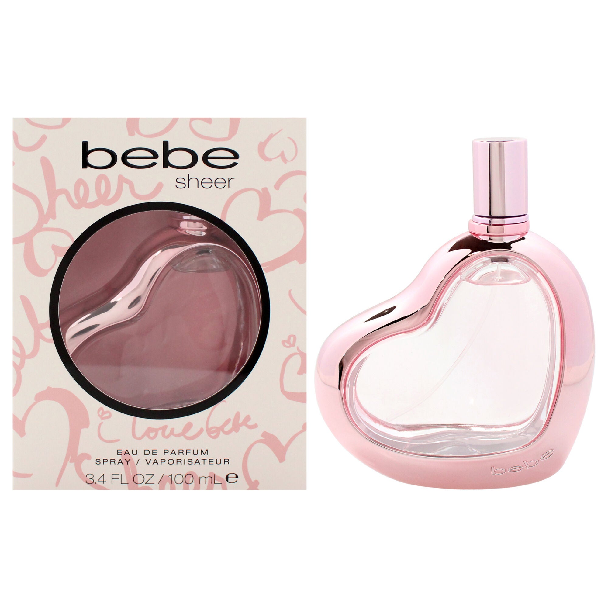 Bebe Sheer by Bebe for Women - 3.4 oz EDP Spray, See Description, hi-res image number 0